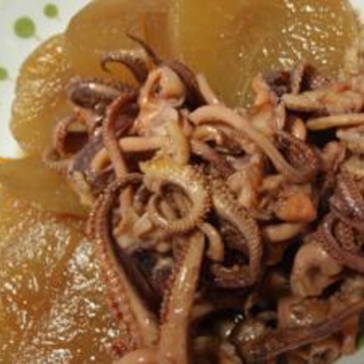 圧力鍋で超短縮 イカげそと大根の煮物 レシピ 作り方 By おかっちとちはる 楽天レシピ